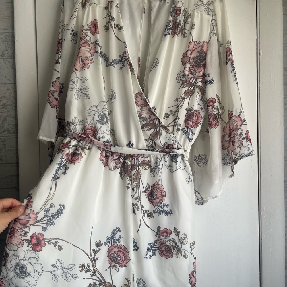 Floral Wrap Dress